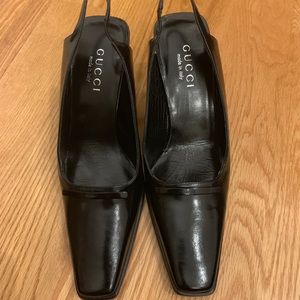 Gucci slingback pumps